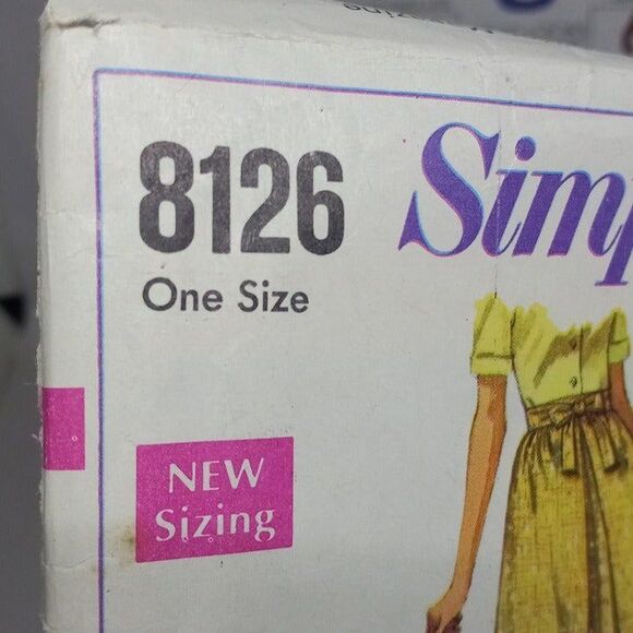 Simplicity Sewing Pattern #8126-Size O/S-Jiffy Back Wrap Skirt-Cut-Complete-1969 - Picture 7 of 7